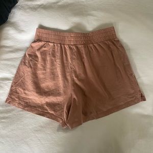 Wilfred Free Cotton Terry Shorts Clay